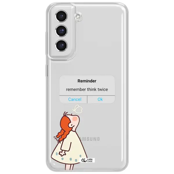 A Screenshot Of A Phone Samsung S21 Fe Clear Tpu Case