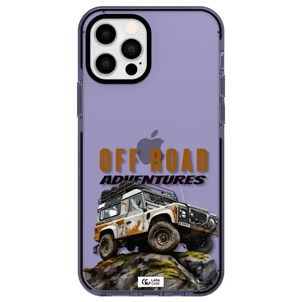 a car with rust on top Apple iPhone 12 pro impact Lilac Case