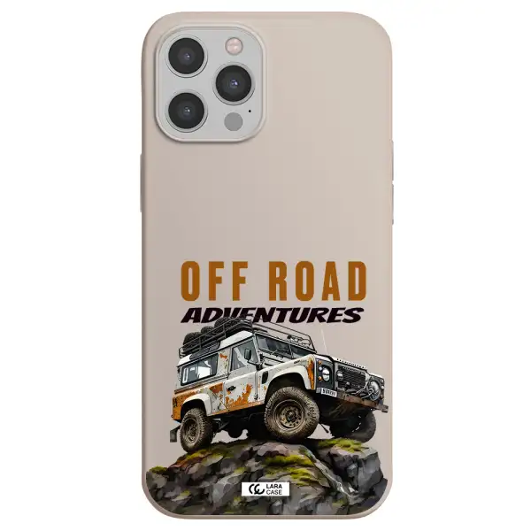 a car with rust on top Apple iPhone 12 pro max Silicone Stone Case