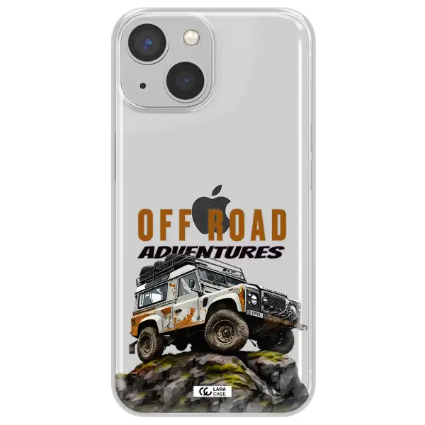 A Car With Rust On Top Apple Iphone 13 Clear Tpu Case