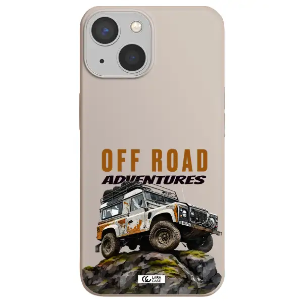 a car with rust on top Apple iPhone 13 mini Silicone Stone Case