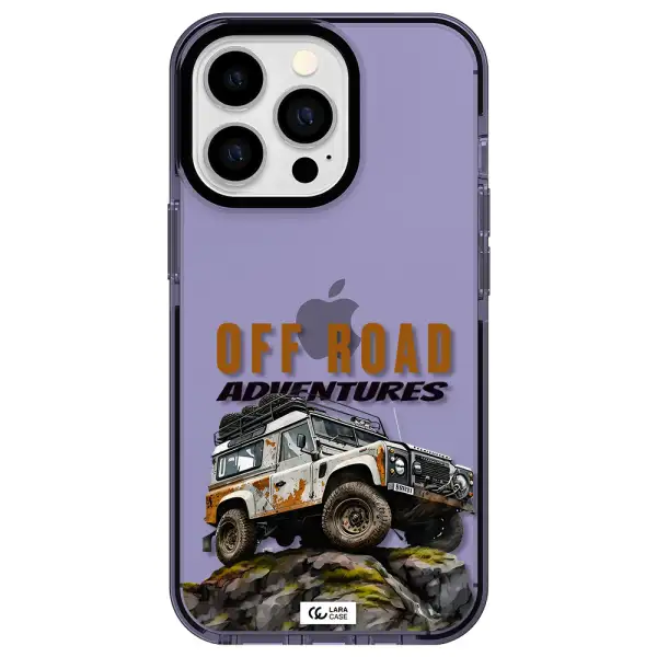 a car with rust on top Apple iPhone 13 Pro impact Lilac Case