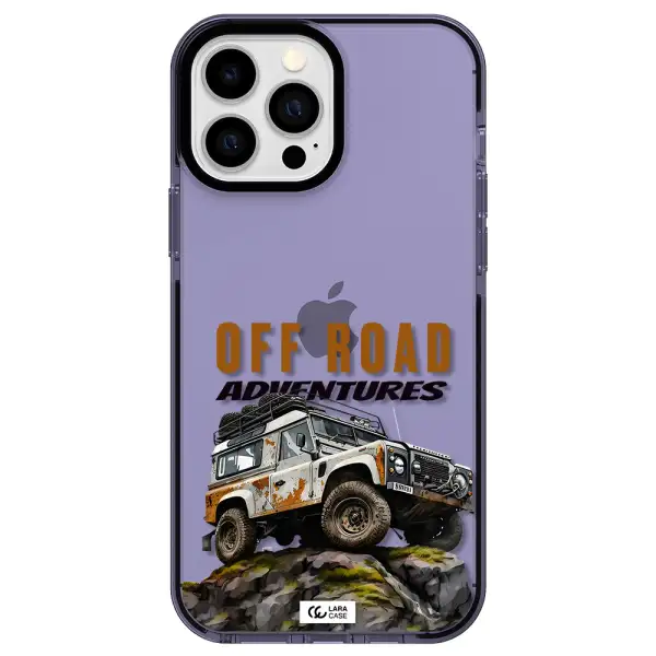 a car with rust on top Apple iPhone 13 Pro Max impact Lilac Case