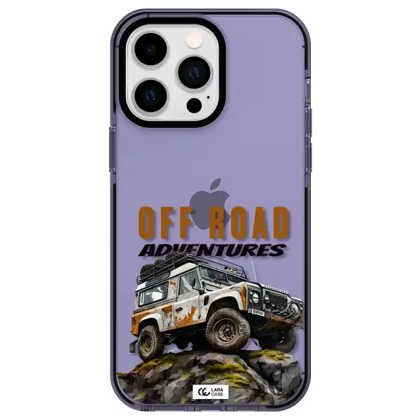 a car with rust on top Apple iPhone 15 Pro Max impact Lilac Case