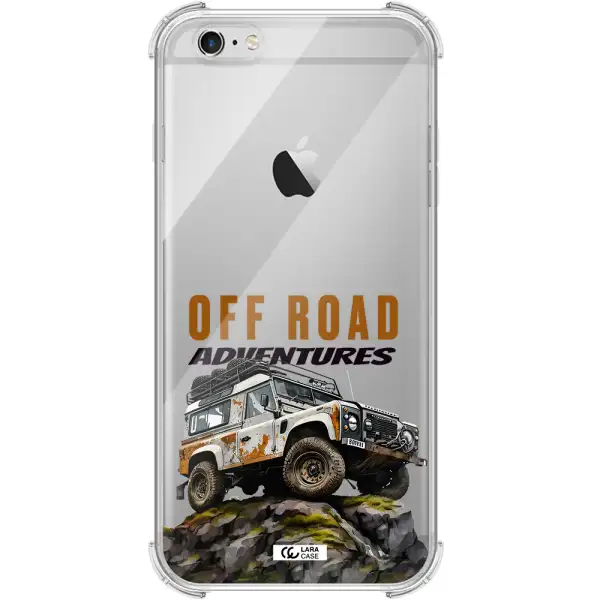 a car with rust on top Apple iPhone 6 plus Clear PC Case