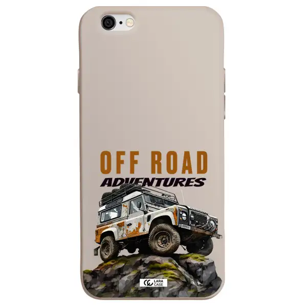 a car with rust on top Apple iPhone 6 Silicone Stone Case