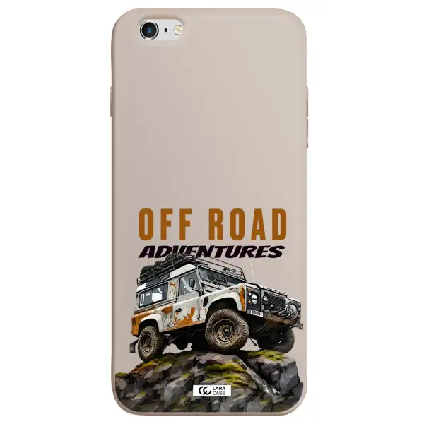 a car with rust on top Apple iPhone 6S Silicone Stone Case