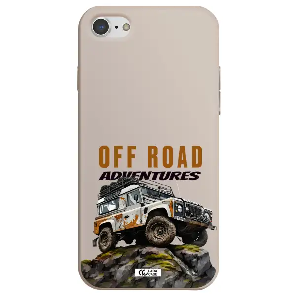 a car with rust on top Apple iPhone 7 Silicone Stone Case