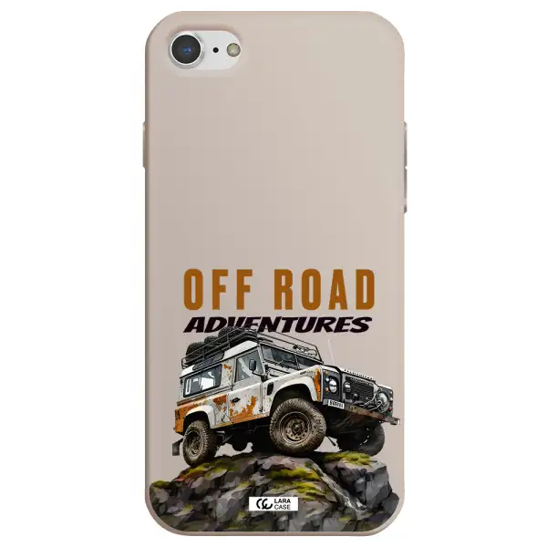 a car with rust on top Apple iPhone 8 Silicone Stone Case