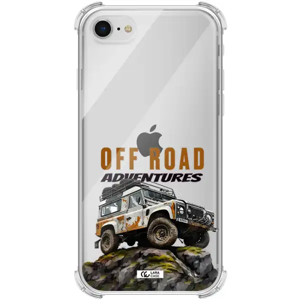 a car with rust on top Apple iPhone se 2020 Clear PC Case