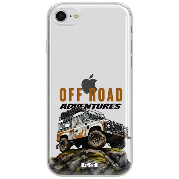 A Car With Rust On Top Apple Iphone Se 2020 Clear Tpu Case