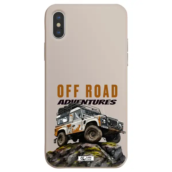 a car with rust on top Apple iPhone X Silicone Stone Case