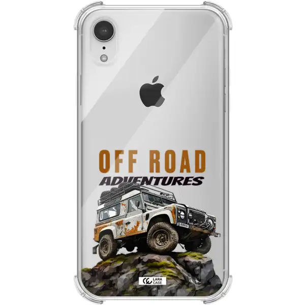 a car with rust on top Apple iPhone XR Clear PC Case