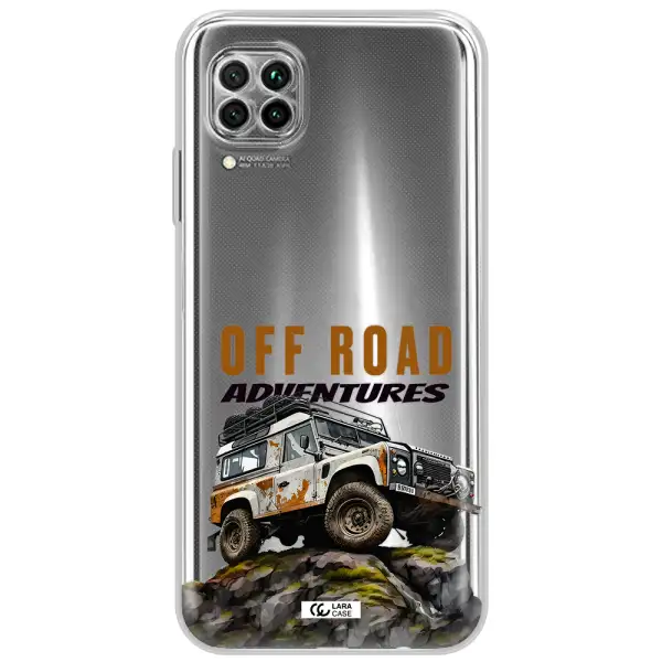 A Car With Rust On Top Huawei Nova 7I Clear Tpu Case