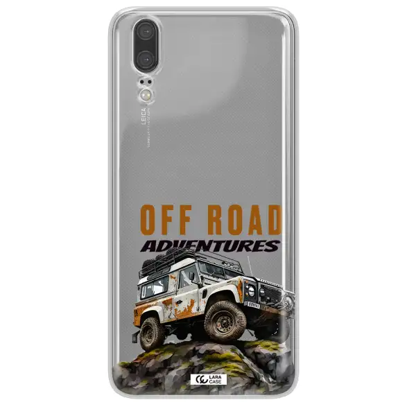 A Car With Rust On Top Huawei P20 Clear Tpu Case
