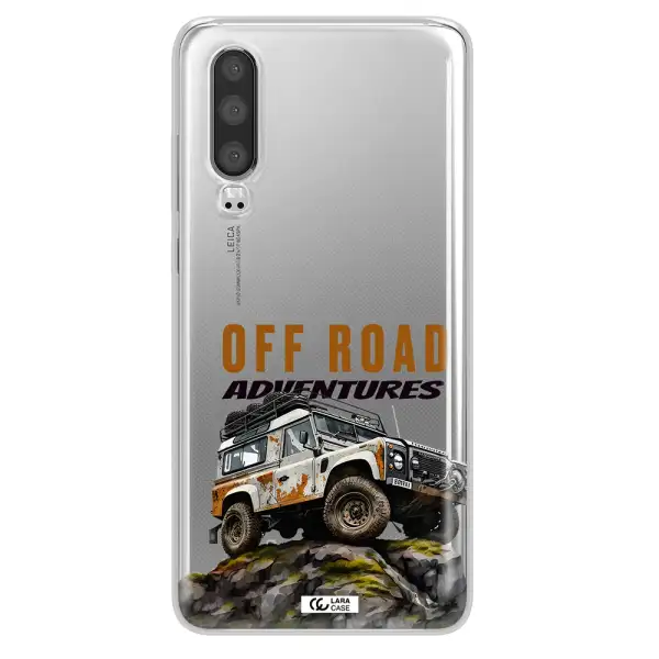 A Car With Rust On Top Huawei P30 Clear Tpu Case