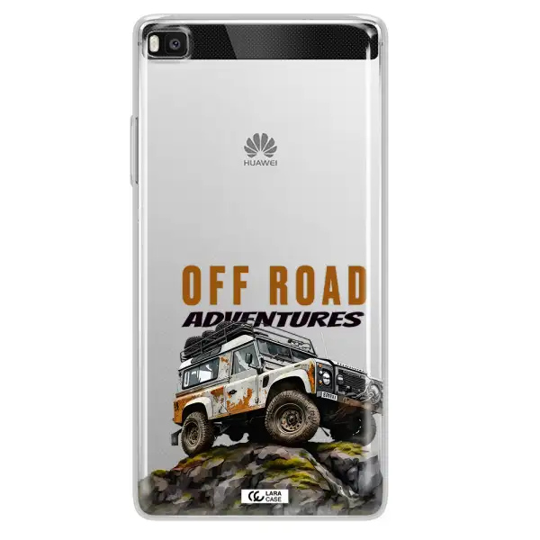 A Car With Rust On Top Huawei P8 Clear Tpu Case