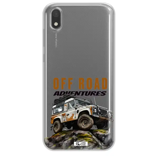 A Car With Rust On Top Huawei Y5 2019 Clear Tpu Case