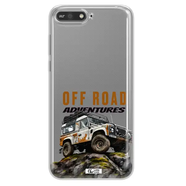 A Car With Rust On Top Huawei Y6 2018 Clear Tpu Case