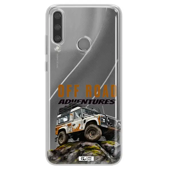A Car With Rust On Top Huawei Y6P Clear Tpu Case