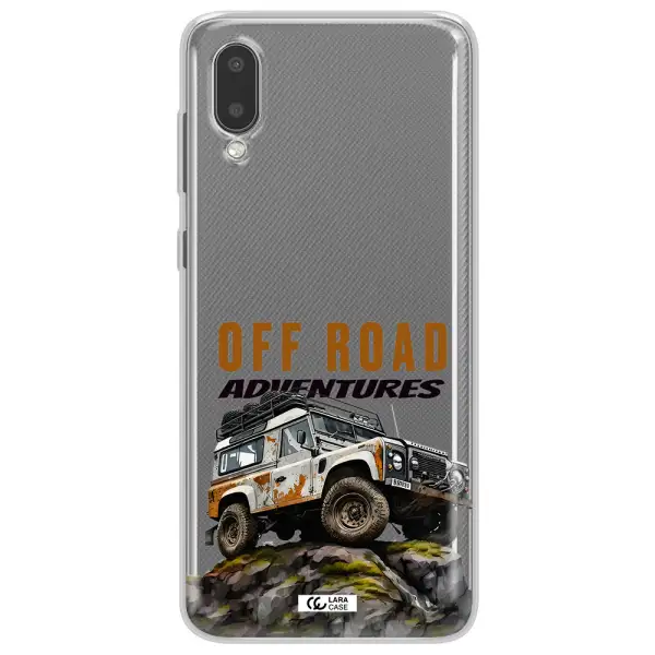 A Car With Rust On Top Samsung A02 Clear Tpu Case