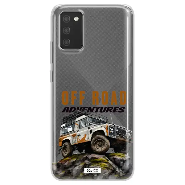 A Car With Rust On Top Samsung A02S Clear Tpu Case