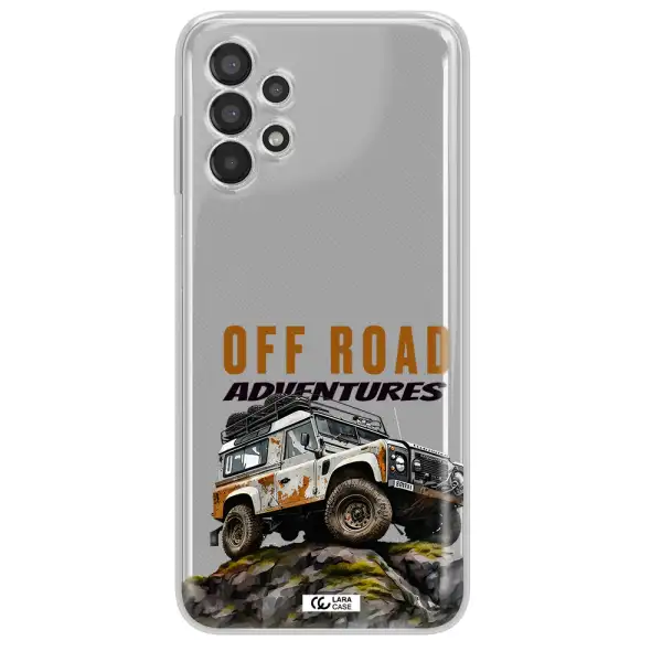 A Car With Rust On Top Samsung A13 Clear Tpu Case