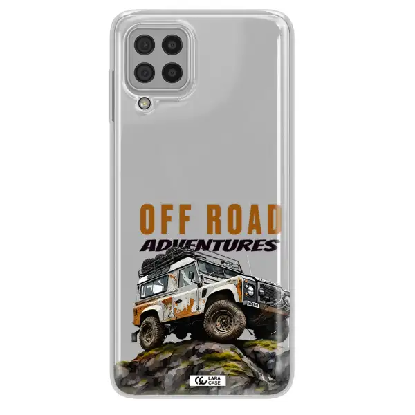 A Car With Rust On Top Samsung A22 4G Clear Tpu Case