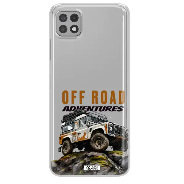 A Car With Rust On Top Samsung A22 5G Clear Tpu Case