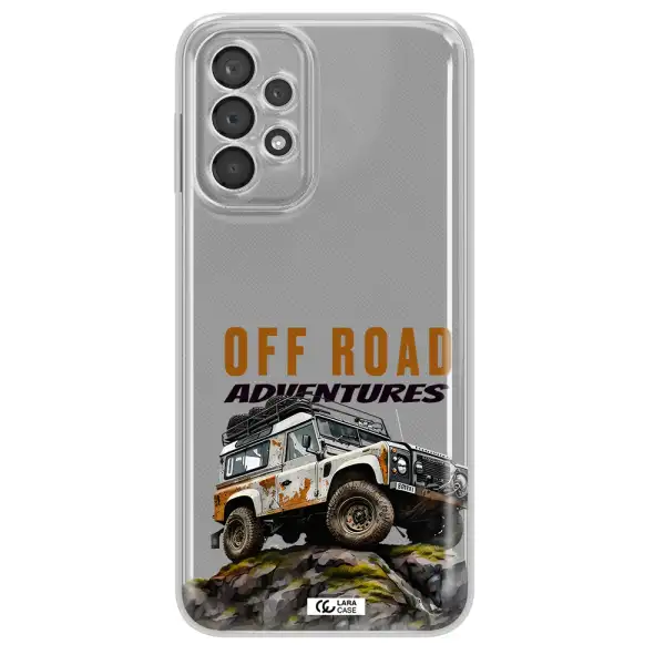 A Car With Rust On Top Samsung A23 5G Clear Tpu Case