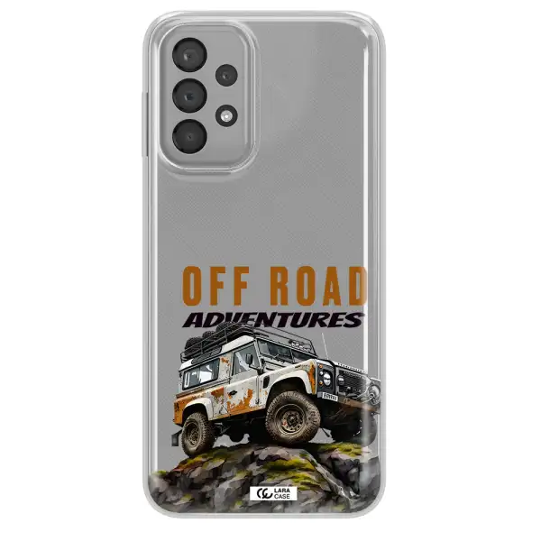 A Car With Rust On Top Samsung A23 Clear Tpu Case