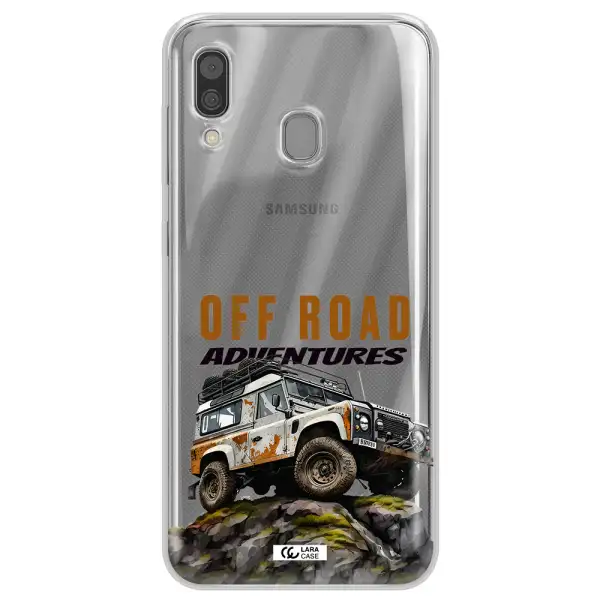 A Car With Rust On Top Samsung A30 Clear Tpu Case