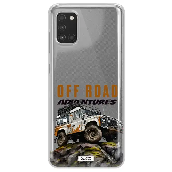 A Car With Rust On Top Samsung A31 Clear Tpu Case