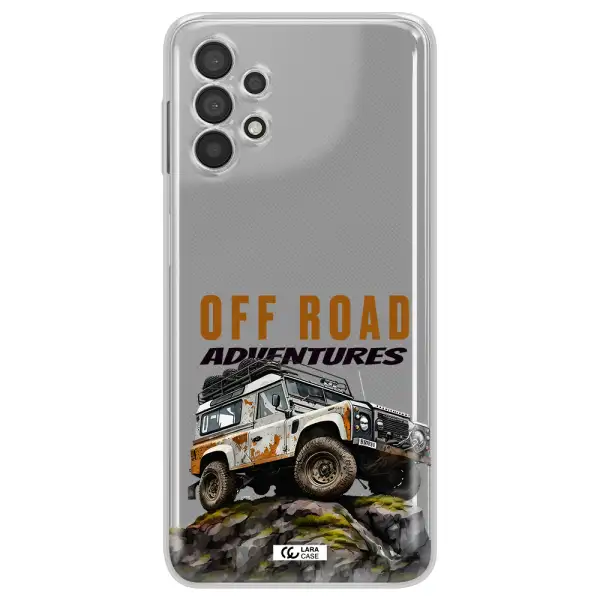 A Car With Rust On Top Samsung A32 Clear Tpu Case