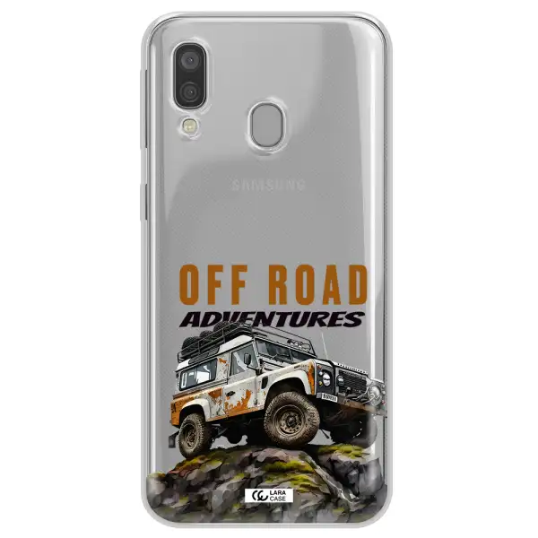 A Car With Rust On Top Samsung A40 Clear Tpu Case