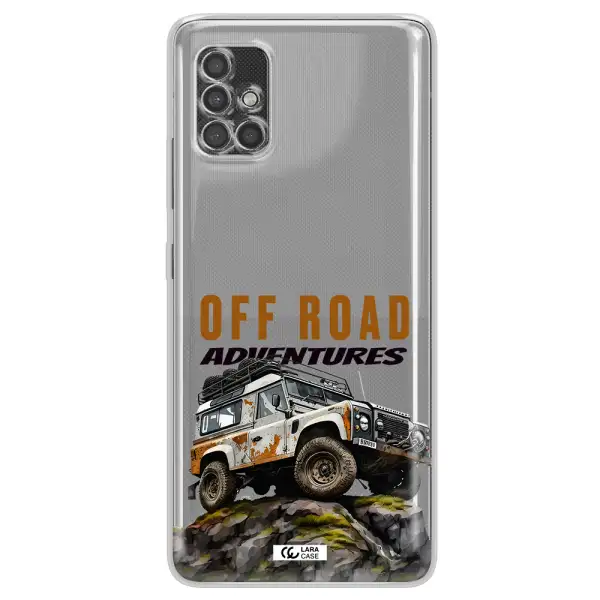 A Car With Rust On Top Samsung A40S Clear Tpu Case