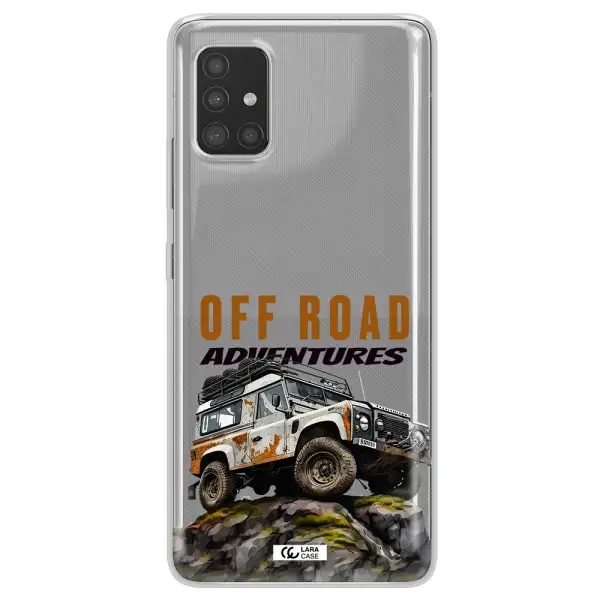 A Car With Rust On Top Samsung A51 Clear Tpu Case