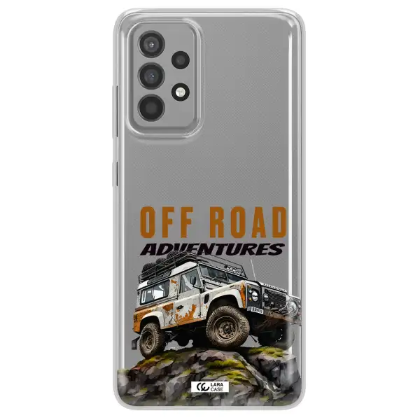 A Car With Rust On Top Samsung A52 Clear Tpu Case
