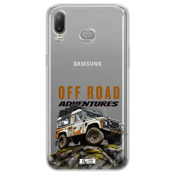 A Car With Rust On Top Samsung A6S Clear Tpu Case