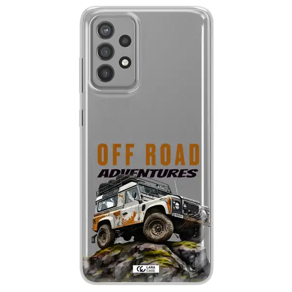 A Car With Rust On Top Samsung A72 Clear Tpu Case
