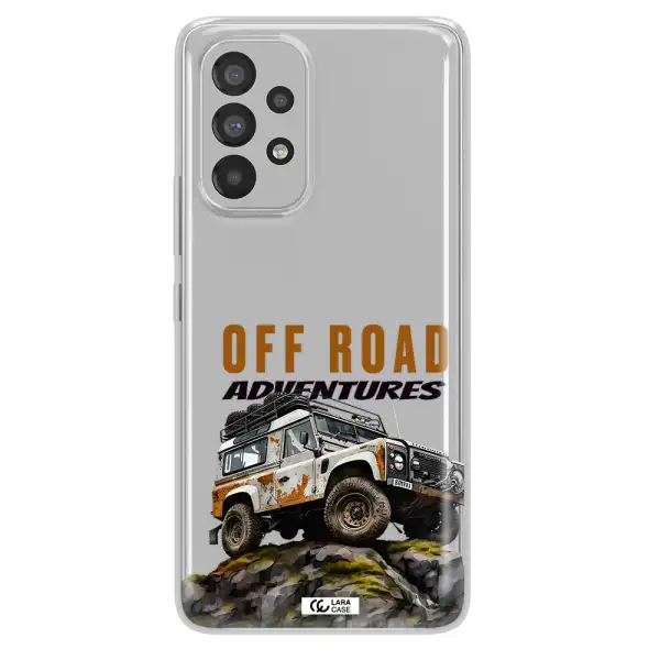 A Car With Rust On Top Samsung A73 Clear Tpu Case