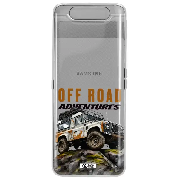 A Car With Rust On Top Samsung A80 Clear Tpu Case
