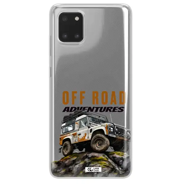 A Car With Rust On Top Samsung A81 Clear Tpu Case