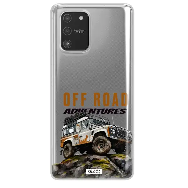A Car With Rust On Top Samsung A91 Clear Tpu Case