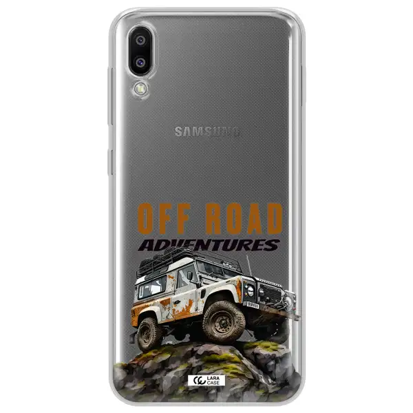 A Car With Rust On Top Samsung M10 Clear Tpu Case