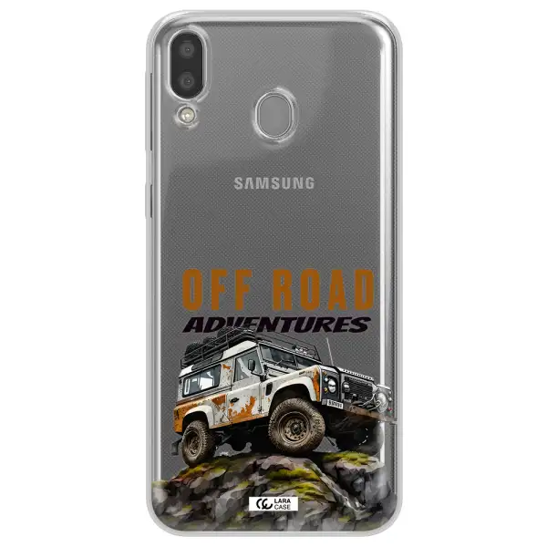 A Car With Rust On Top Samsung M20 Clear Tpu Case