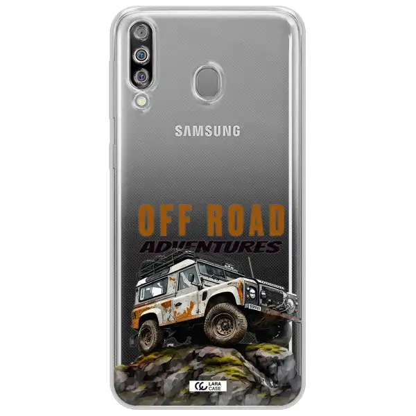A Car With Rust On Top Samsung M30 Clear Tpu Case