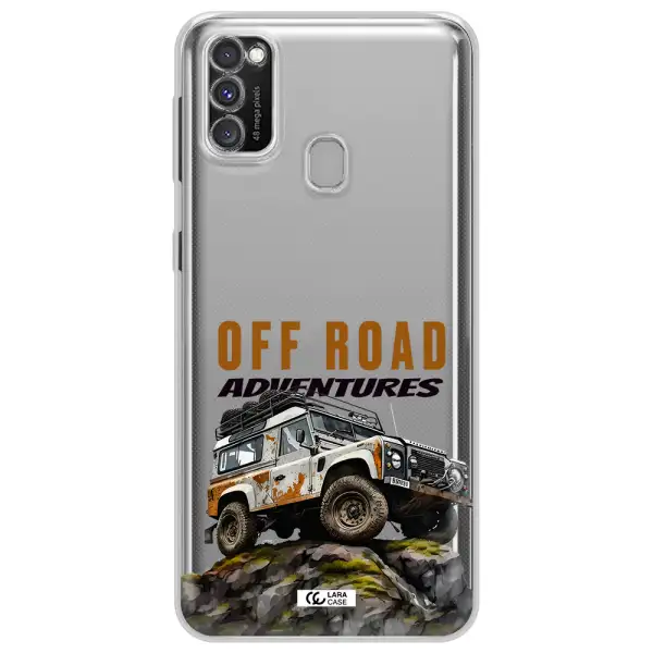 A Car With Rust On Top Samsung M30S Clear Tpu Case
