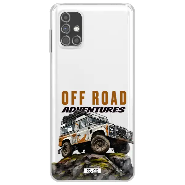 A Car With Rust On Top Samsung M31S Clear Tpu Case