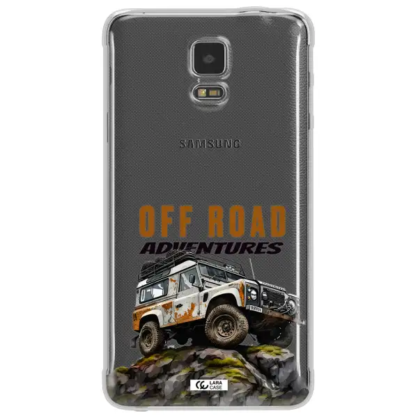 A Car With Rust On Top Samsung Note 4 Clear Tpu Case